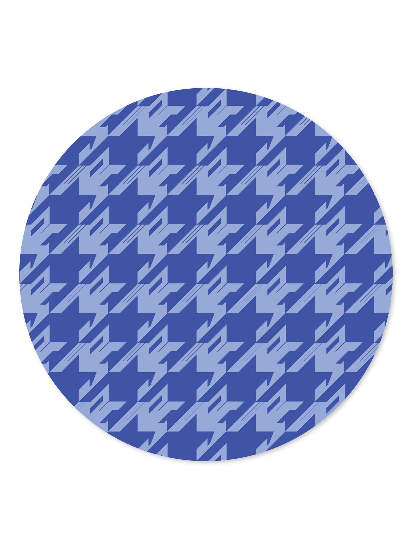 ERV Houndstooth Roundel in Blue and Sky
