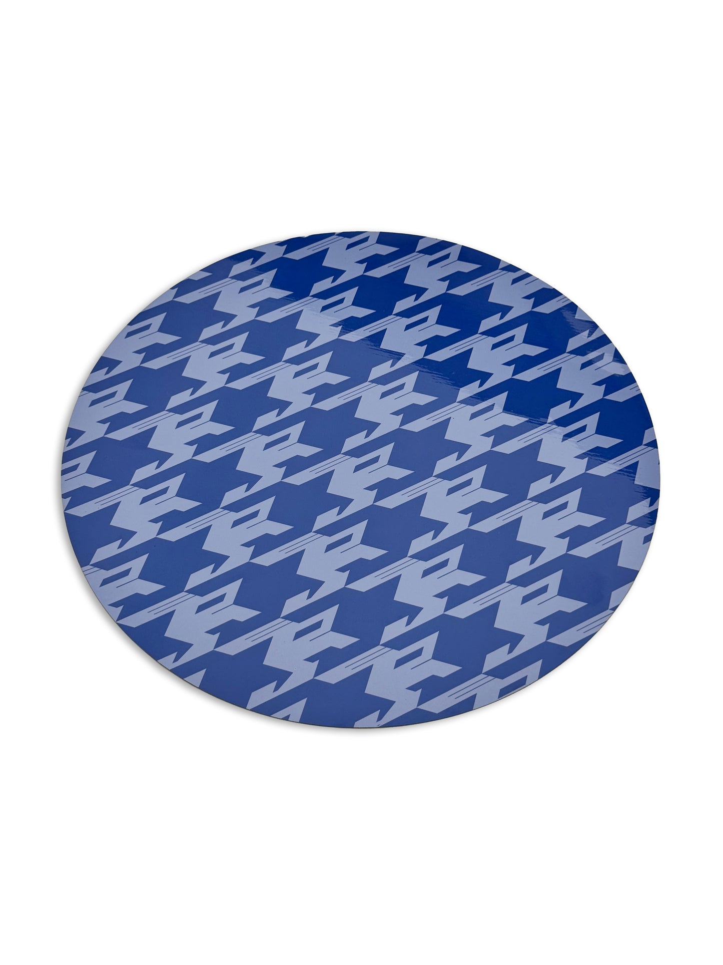 ERV Houndstooth Roundel in Blue and Sky