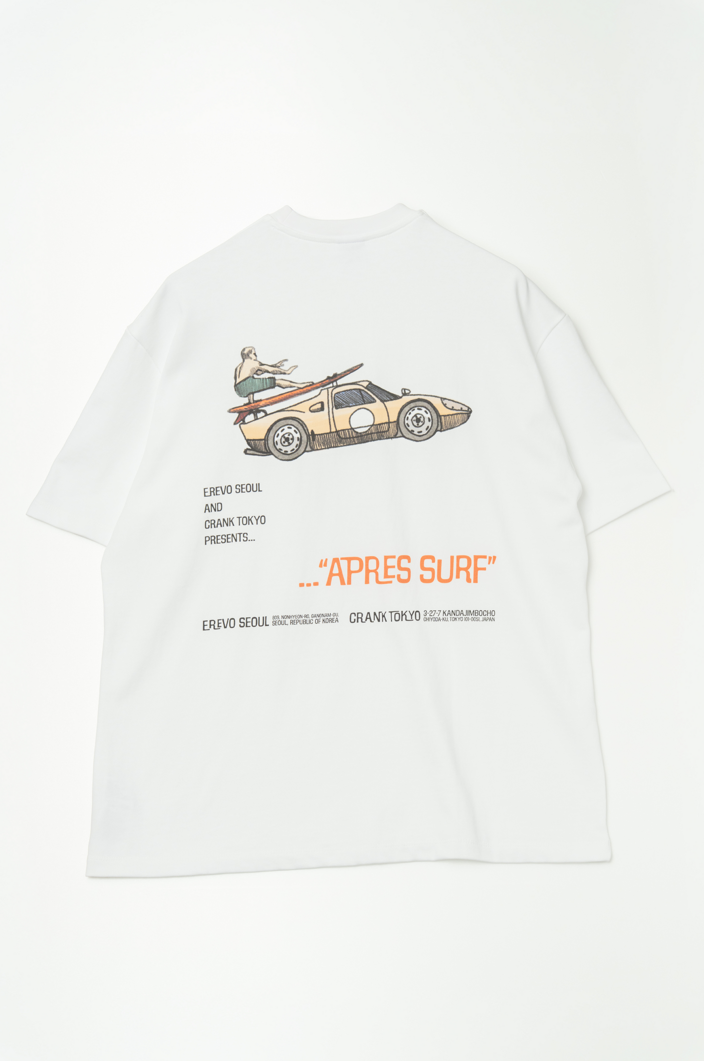 EREVO × CRANK TOKYO “Après Surf” Tee