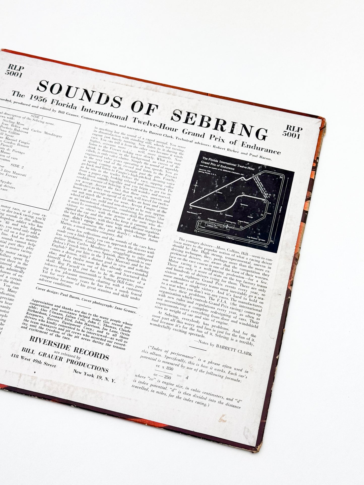 'Sounds of Sebring 1956' Vinyl